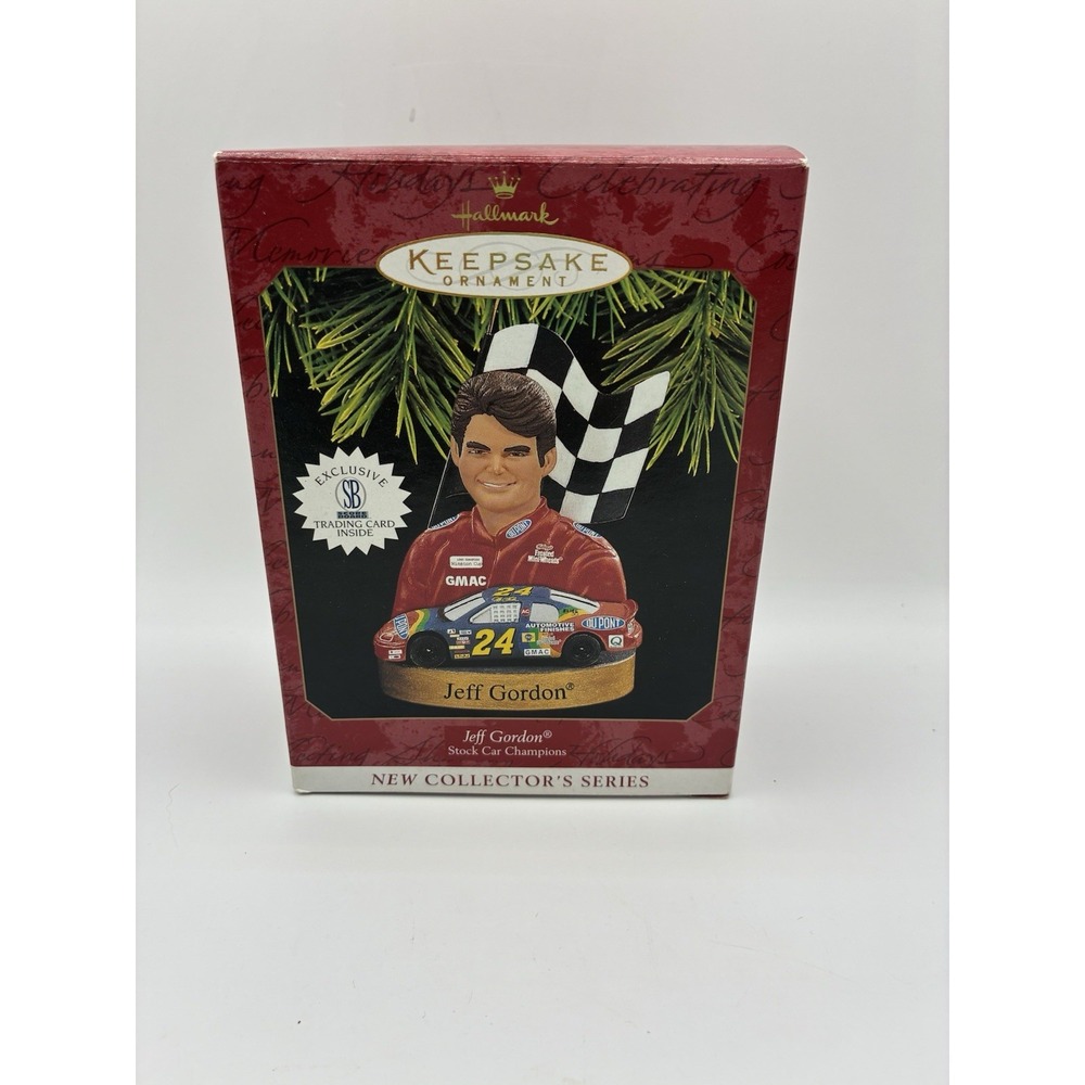 Hallmark Keepsake Ornament Jeff Gordon Stock Car Champions Series #1